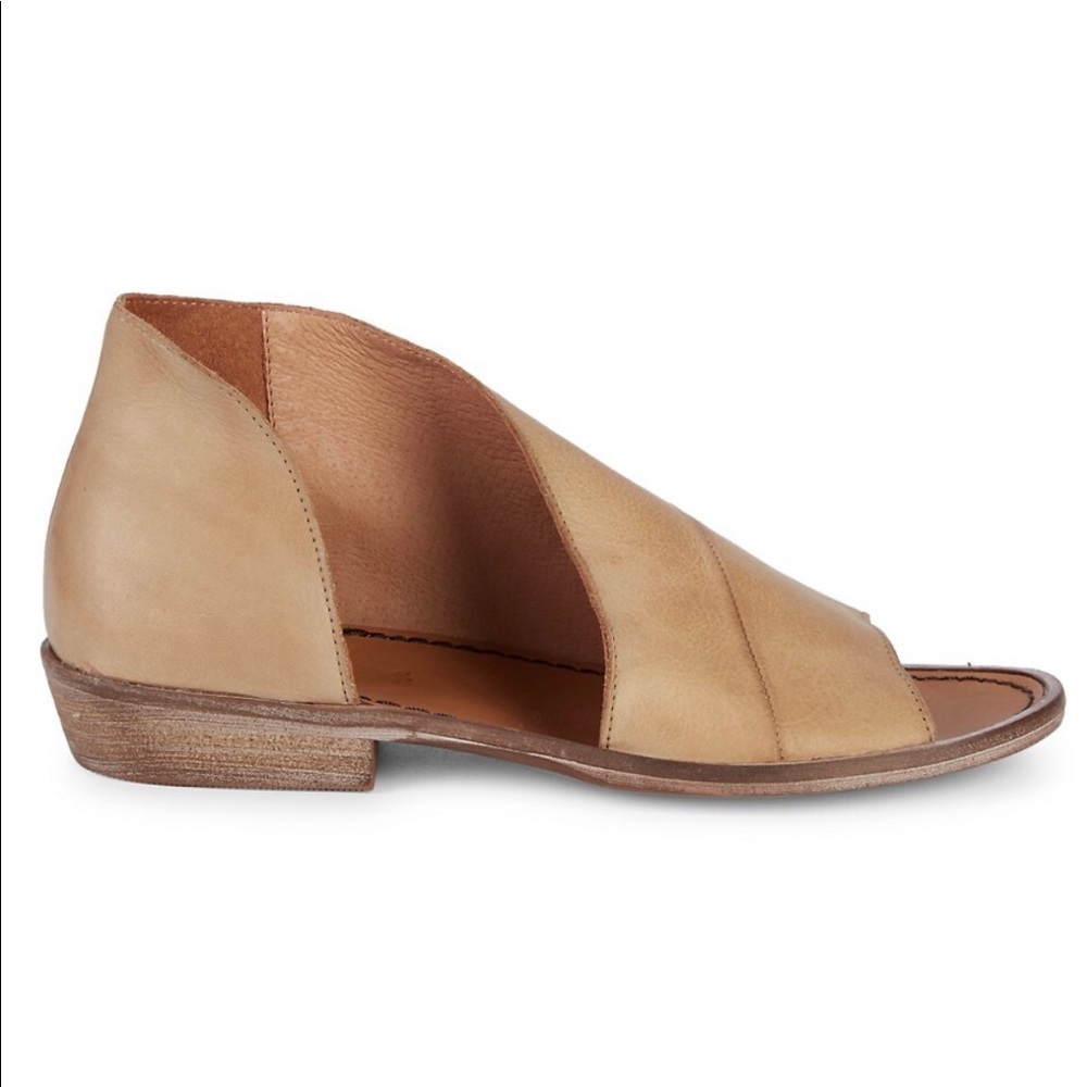 Free People Mont Blanc Natural Leather Sandals